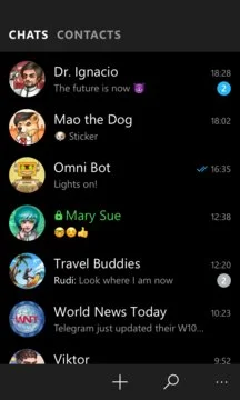 Telegram Messenger Screenshot Image