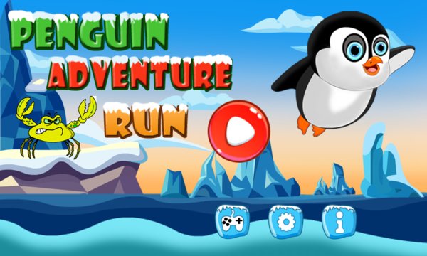 Penguin Adventure Run Screenshot Image