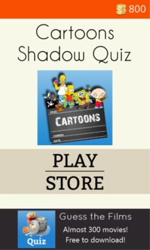 Cartoons Shadow Quiz Screenshot Image