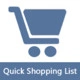 Quick Shopping List Icon Image