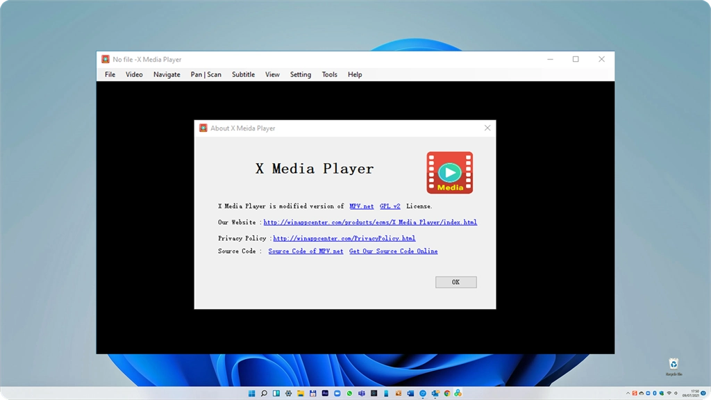 X Media Player Screenshot Image #6