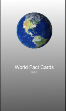 World Fact Cards Screenshot Image