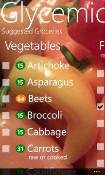 Glycemic Index Diet Screenshot Image