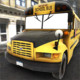 School Bus License Icon Image
