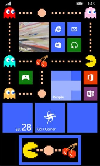 PacMan Tiles Screenshot Image