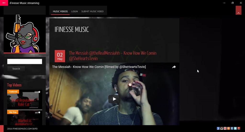 iFinesse Music Streaming Screenshot Image #1