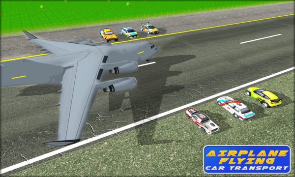 Airplane Flying Car Transport Screenshot Image