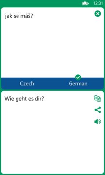 Czech German Translator Screenshot Image