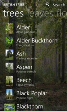 British Trees Screenshot Image