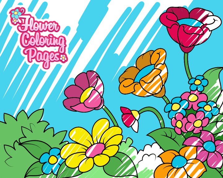 Flower Coloring Pages Image