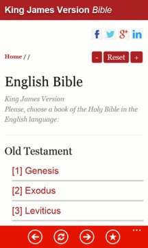 KJV Bible App Screenshot 1