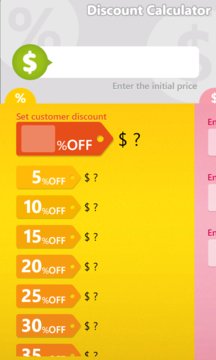 Discount Calculator Deluxe Screenshot Image