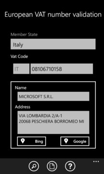 Vat Code Check Screenshot Image