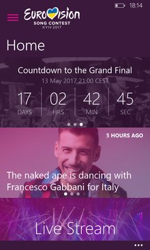 Eurovision Song Contest Screenshot Image