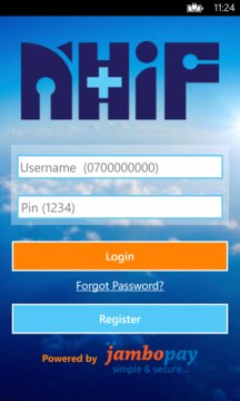 NHIF Mobile Screenshot Image