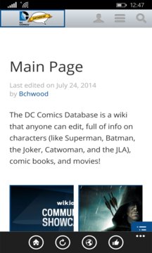DC Comics Database Screenshot Image