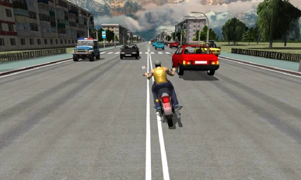 Russian Moto Race the Traffic Screenshot Image