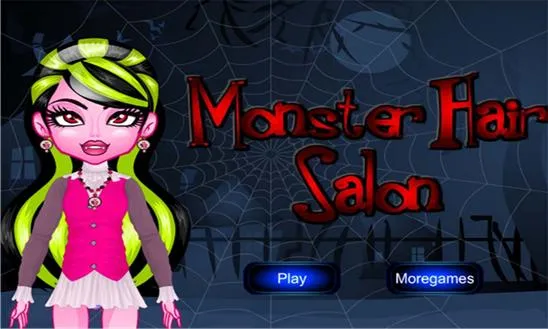 Monster High Hair Salon Screenshot Image