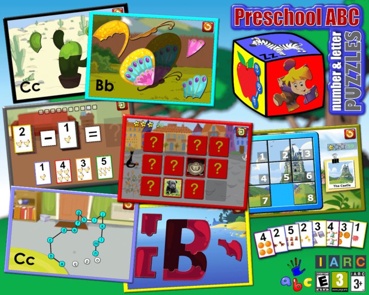 Preschool ABC Number and Letter Puzzles Image