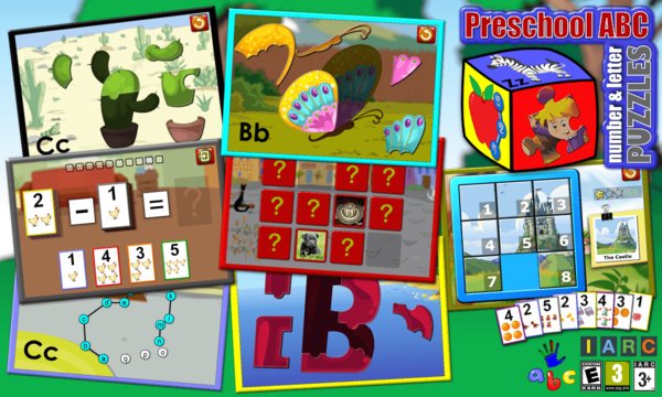 Preschool ABC Number and Letter Puzzles Screenshot Image