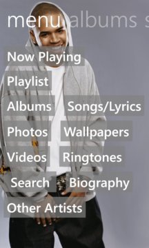 Chris Brown Music Screenshot Image