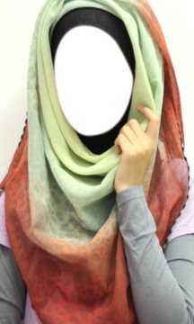 Hijab Woman Photo Montage Screenshot Image
