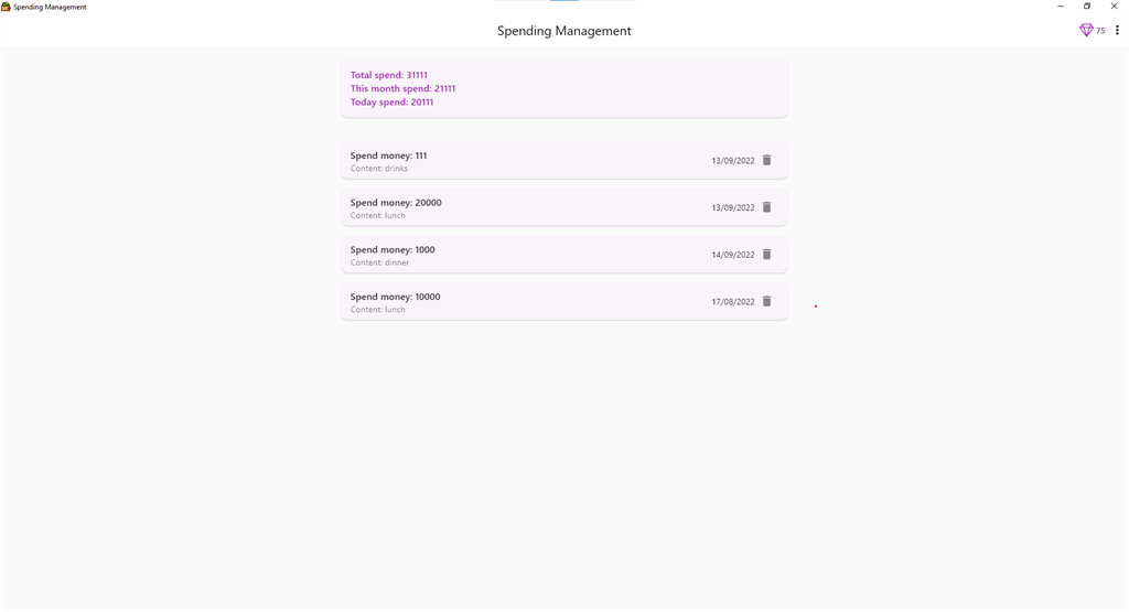 Spending Management Screenshot Image #2
