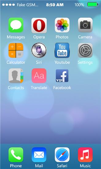 iOS iPhone Emulator Screenshot Image