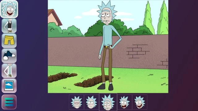 Rick and Morty Paint Screenshot Image