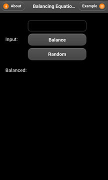 Balancing Equations Screenshot Image