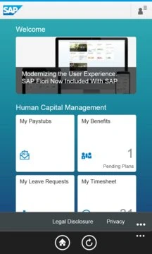 SAP Fiori Client Screenshot Image