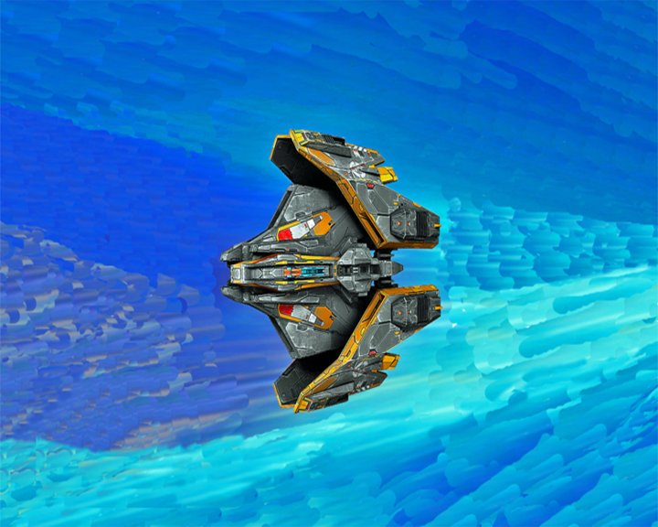 Space Battle 3D Image
