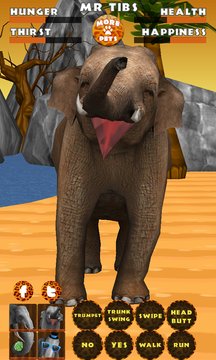 Virtual Pet Elephant Screenshot Image