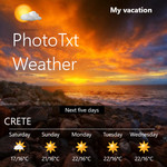 PhotoTxt Weather Image