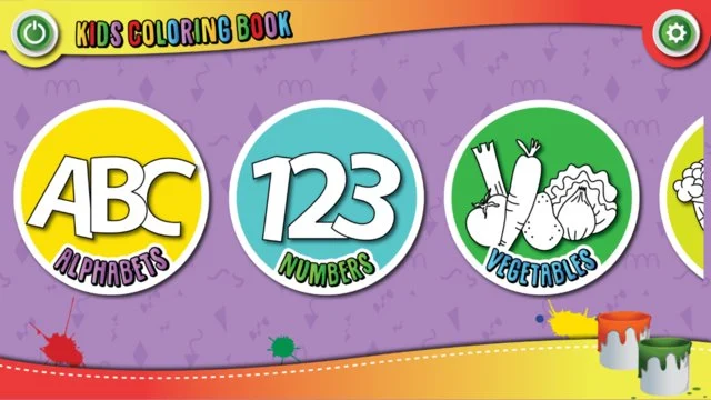 Kids Coloring Book Screenshot Image
