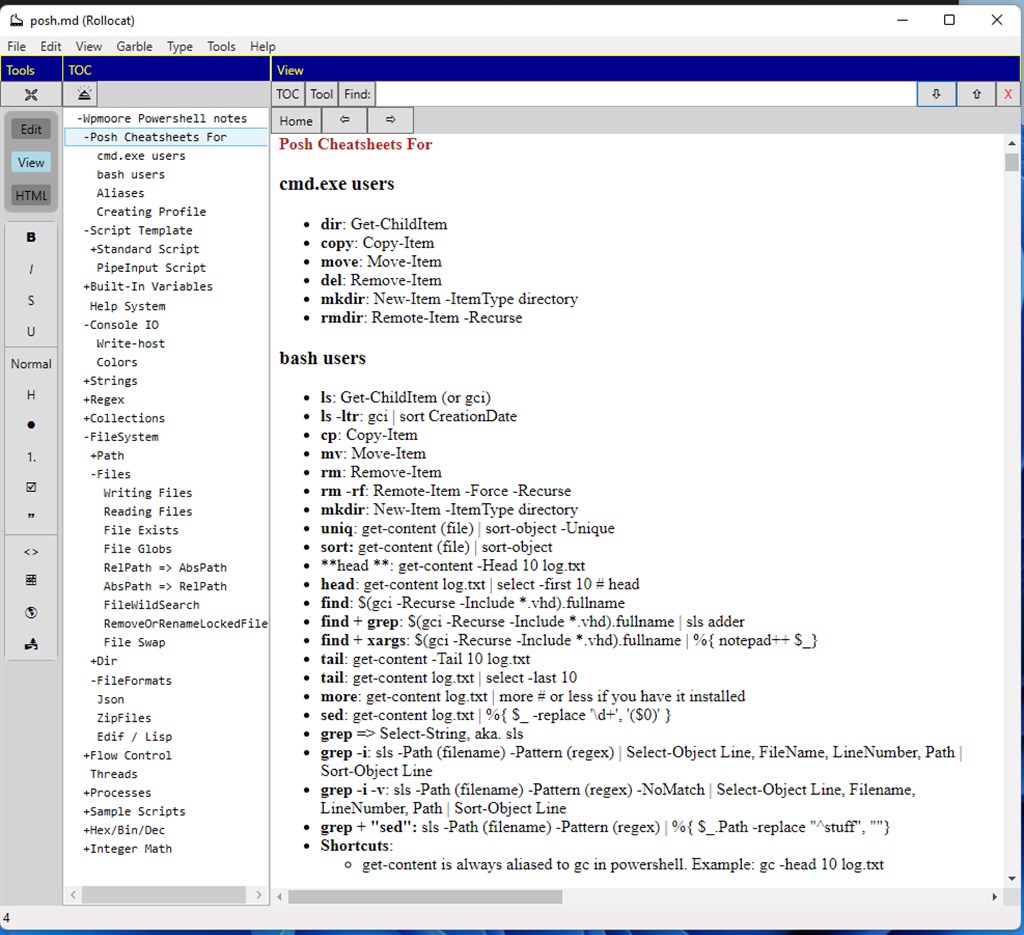 Rollocat Markdown Editor Screenshot Image #3