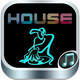 House Music Radio Icon Image