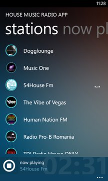 House Music Radio Screenshot Image