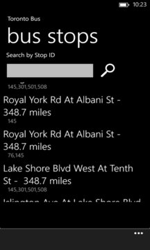 Toronto Bus Screenshot Image