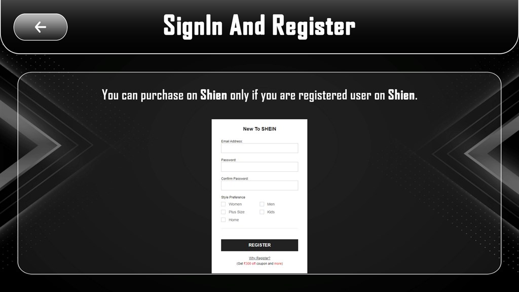 Guide for Shein Shopping Screenshot Image