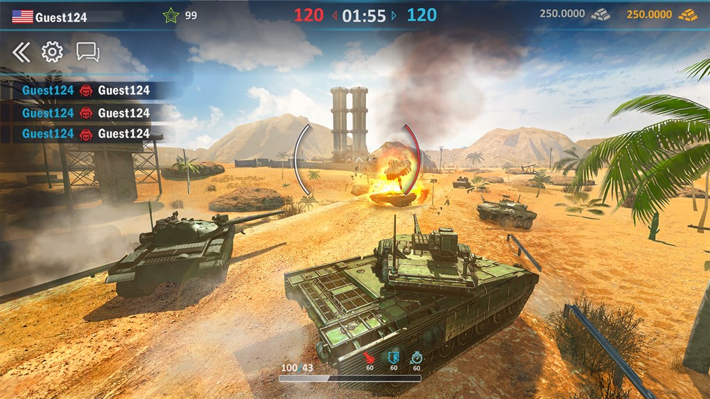 Modern Assault Tanks Screenshot Image #3