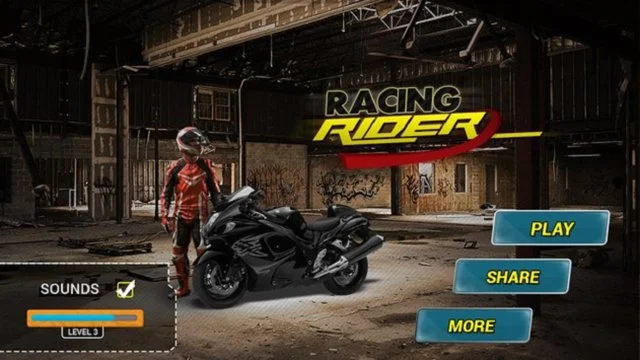 Racing Rider: Traffic Rider Screenshot Image