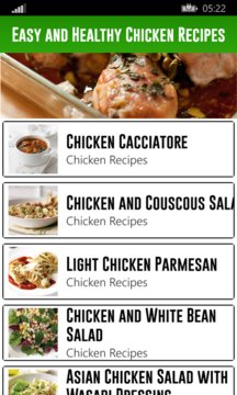 Easy & Healthy Chicken Recipes Screenshot Image