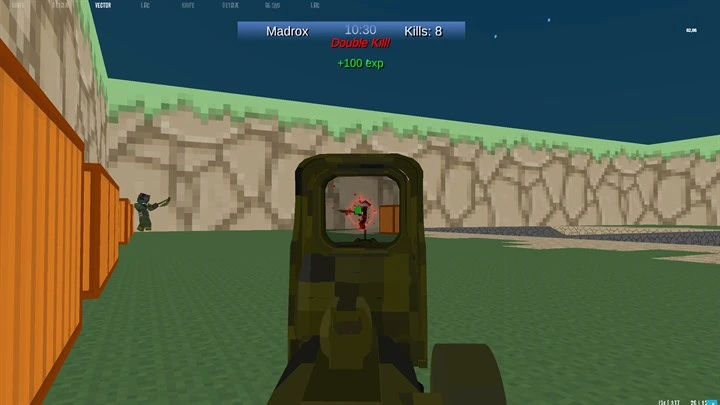 Combat Pixel Shooting 3D Image