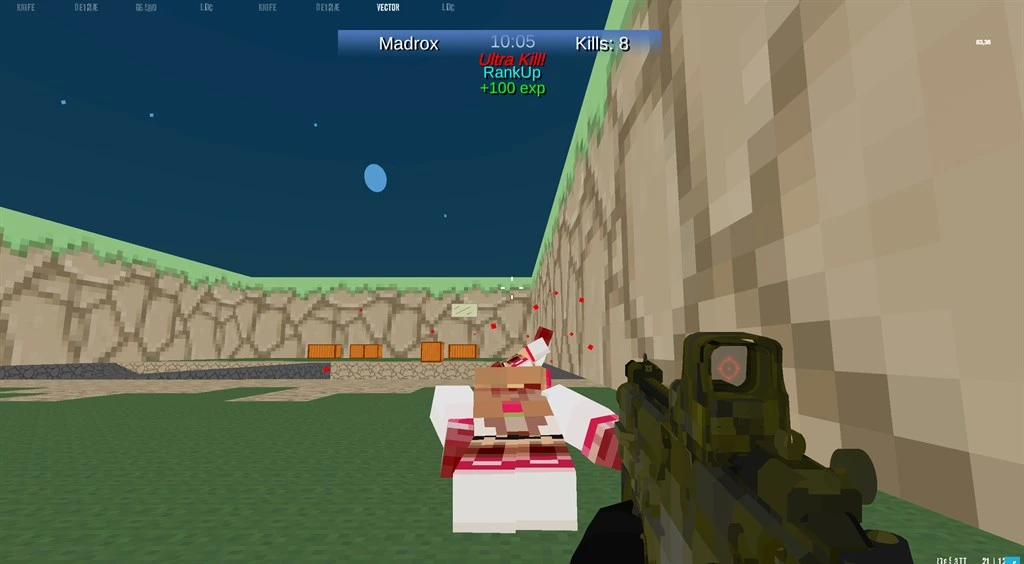 Combat Pixel Shooting 3D Screenshot Image