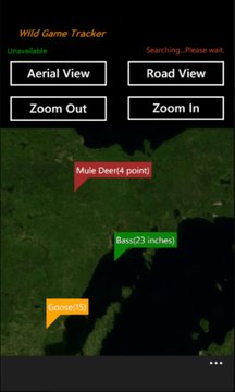 Wild Game Tracker Screenshot Image