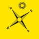 Sun Compass Icon Image