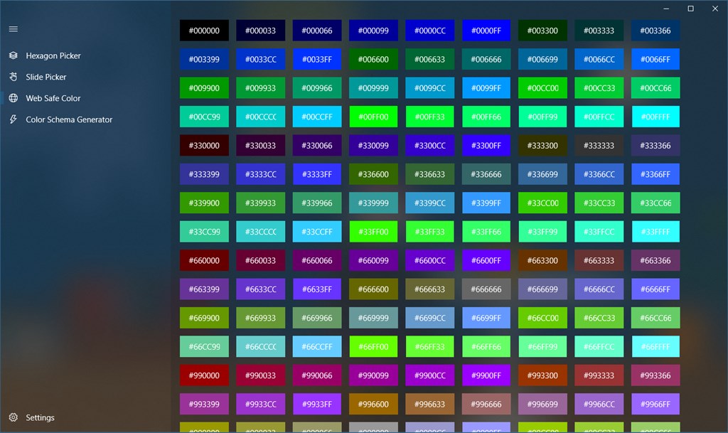 Color Palette Universal Screenshot Image #4