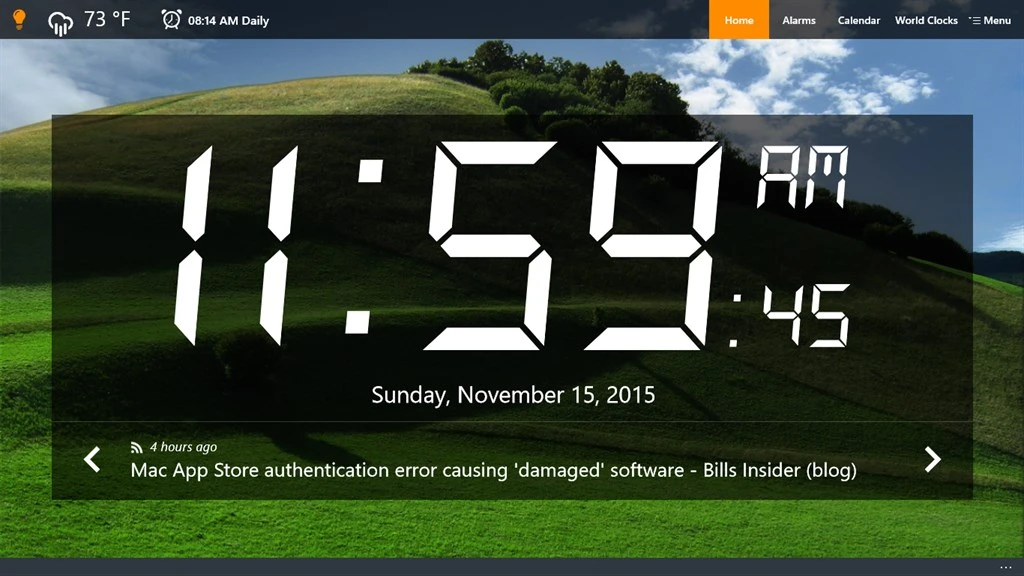 Alarm Clock HD Screenshot Image