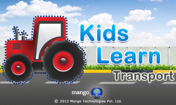 Kids Learn Transport App Screenshot 1